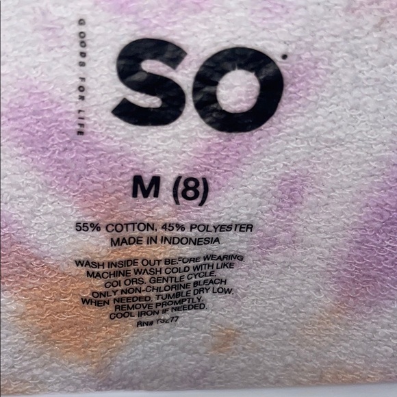 SO Kids Tie-Dye Sweater - Pink and Orange - Picture 7 of 7